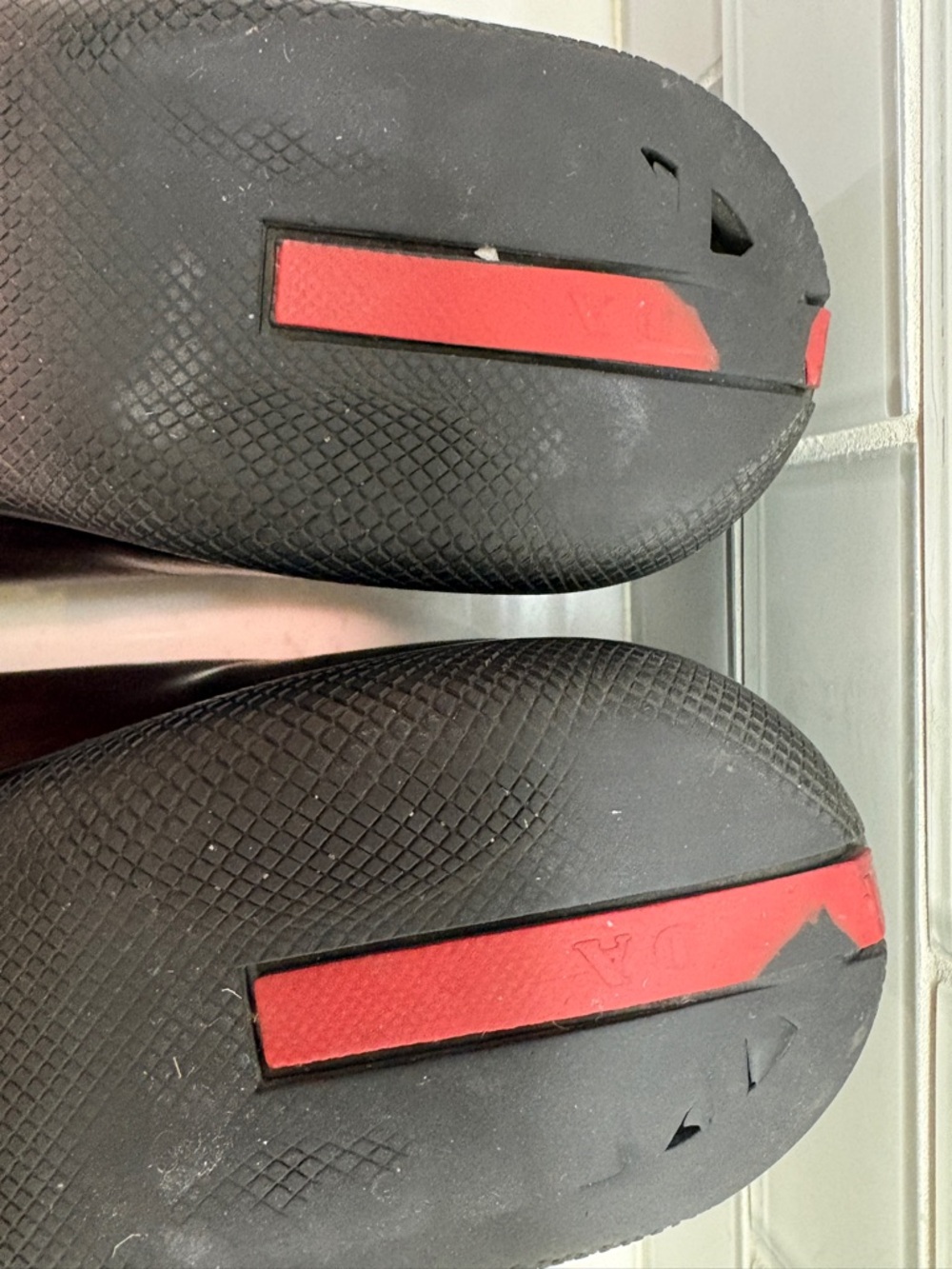 Prada Men's Brown Leather Lace-Up Oxfords - Picture 11 of 16